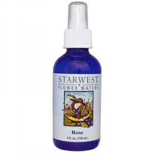 Цветочная вода розы, Starwest Botanicals, 118 мл